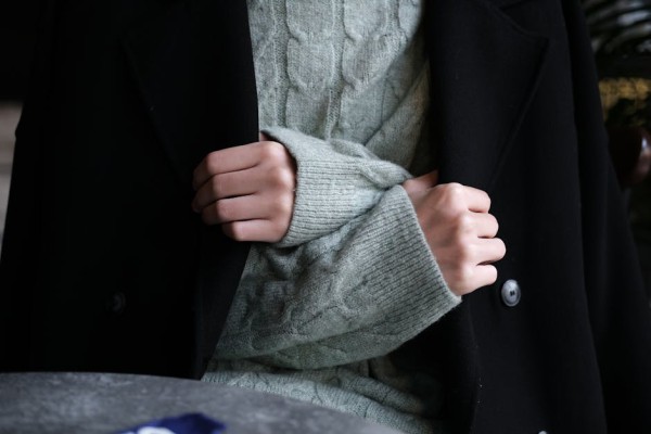 압축백에 정리된 겨울 코트